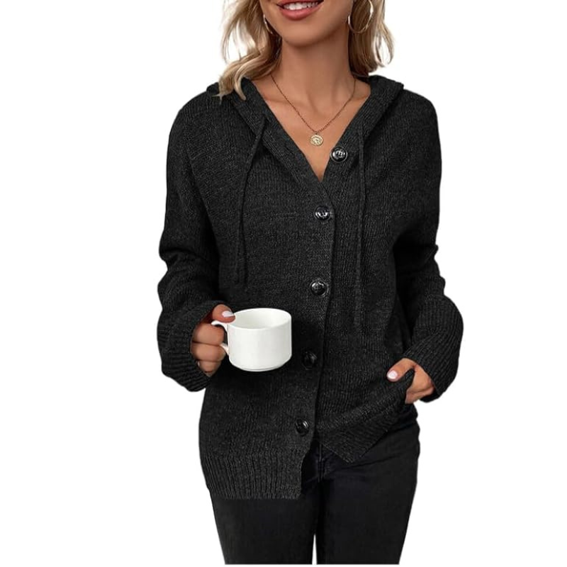 Julie | Women's Knitted Warm Cardigan | Button Down