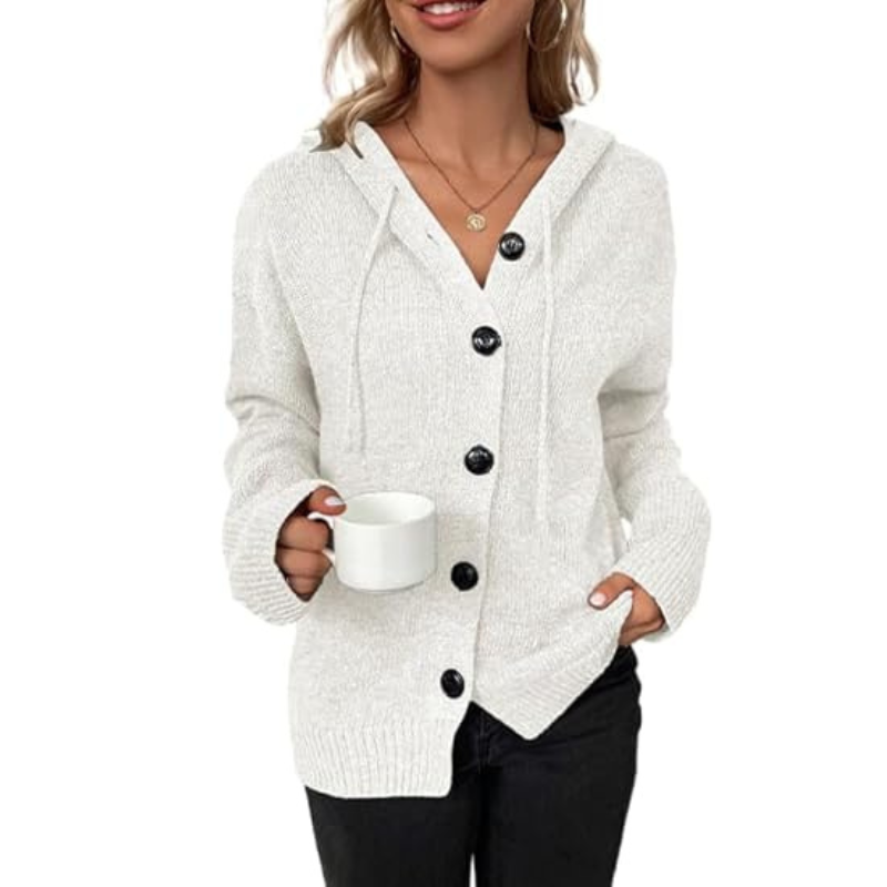 Julie | Women's Knitted Warm Cardigan | Button Down