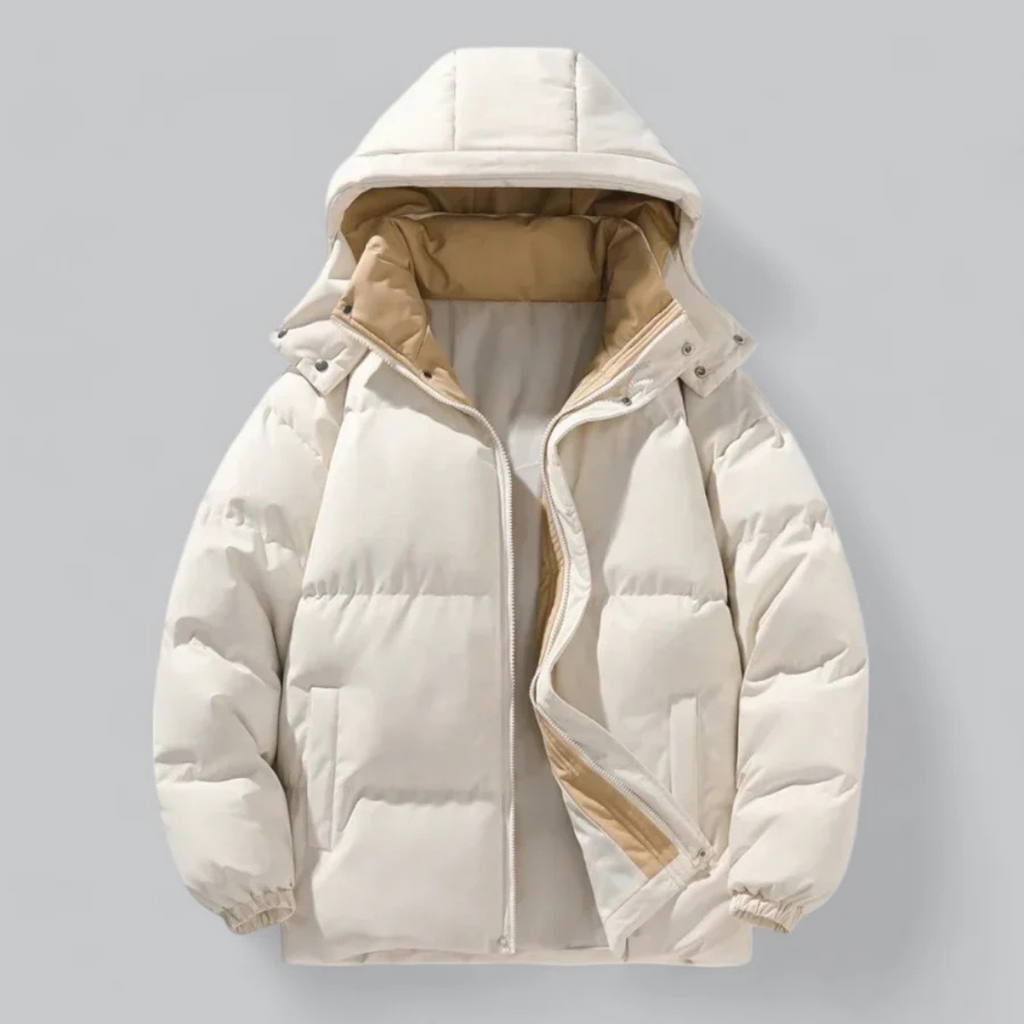 Men's Hooded Puffer Jacket | Winter